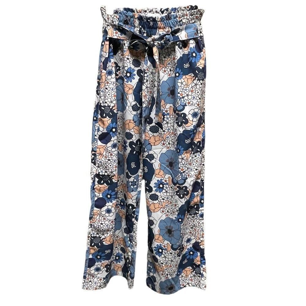 Maia by Caner Bebe size 8-9 wide leg floral  pants
